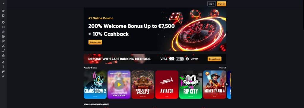 Instant Casino - Oklahoma Online Casinos