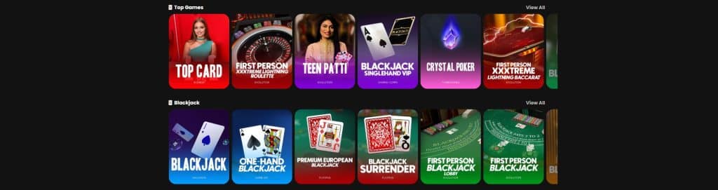 Table Games at Oklahoma Online Casinos